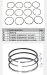 картинка Isuzu 4lb1        кольца поршневые   std от магазина IZC