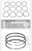 картинка Nissan h15       кольца поршневые   std от магазина IZC