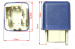 картинка Реле многофункциональное to-12v/s  -синее/черное от магазина IZC