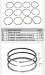 картинка Mitsubishi 4g54  std кольца поршневые от магазина IZC