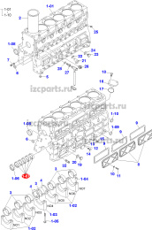 картинка Опорные вкладыши втулки распредвала db58s #01 от магазина IZC
