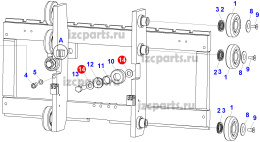 картинка Стопорное кольцо роликов каретки Toyota от магазина IZC