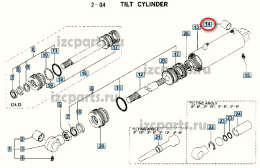 картинка Втулка цилиндра наклона mi #01 d32x36x40 steel от магазина IZC