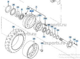 картинка Барабан тормозной  2t  Mitsubishi #6  без ступицы от магазина IZC