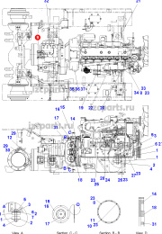 картинка Соединение карданного вала в сборе Doosan #08 от магазина IZC