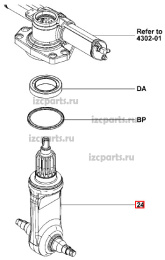 картинка Поворотная стойка механизма управляемого моста от магазина IZC