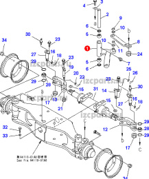 картинка Центральный поворотный кулак kom 1.5-17 от магазина IZC