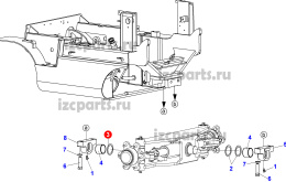 картинка Шайба суппорта 1,0mm Doosan от магазина IZC