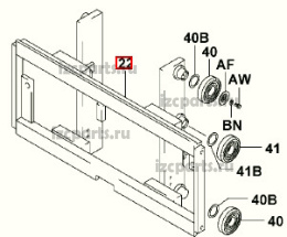 картинка Каретка мачты Toyota от магазина IZC