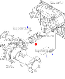 картинка Соединение карданного вала в сборе Komatsu 10сер от магазина IZC