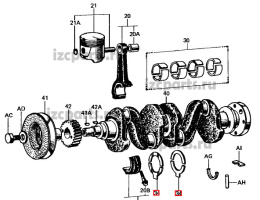 картинка Полукольца  Toyota 4p 025 от магазина IZC