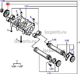 картинка Шестерня балансира a2300 от магазина IZC