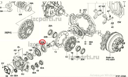 картинка Подшипник хвостовика планетарной Toyota  8fd20 от магазина IZC