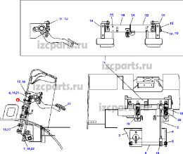 картинка Трос акпп   a-750 от магазина IZC
