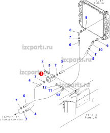 картинка Фильтр гидравлический  №47 Komatsu от магазина IZC