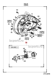 картинка Колесный тормозной цилиндр  #22 от магазина IZC