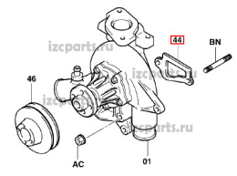 картинка Прокладка водяной помпы 5k под корпус от магазина IZC