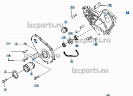 картинка Крышка распределительного механизма Nissan k15 от магазина IZC