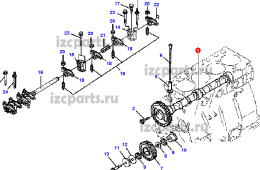 картинка Распредвал Komatsu 4d95 от магазина IZC