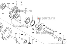 картинка Ступица ведущего моста Toyota #02 от магазина IZC