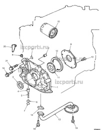 картинка Масляный насос двигателя mazda fe #2 от магазина IZC