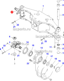 картинка Цапфа Komatsu-15 (2t) rh от магазина IZC