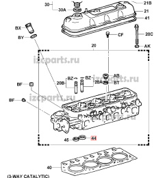 картинка Toyota 4y  седло клапана впуского от магазина IZC