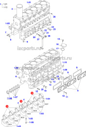 картинка Doosan db58s  std вкладыши коренные от магазина IZC