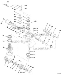 картинка Сальник 75x 90x8 от магазина IZC