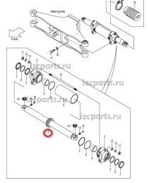 картинка Шток ц-ра управления     40x597  Tcm 1.5t от магазина IZC