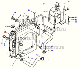 картинка Do-04a радиатор Doosan ds24 акпп от магазина IZC