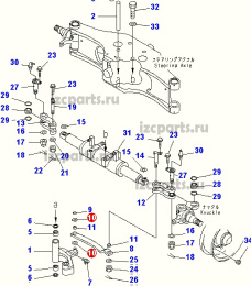 картинка Шайба регулировочная  16x32x2.6 от магазина IZC