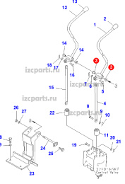 картинка Втулка рукоятки гидрораспределителя Komatsu от магазина IZC