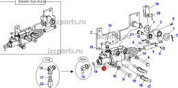 картинка Гл.тормозной цилиндр Doosan #05 от магазина IZC