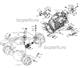картинка Вентилятор #22 Hyundai, Kubota от магазина IZC