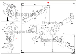 картинка Гидравлический клапан поворотной каретки от магазина IZC