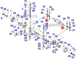 картинка Гайка пальца серьги Komatsu #01 от магазина IZC