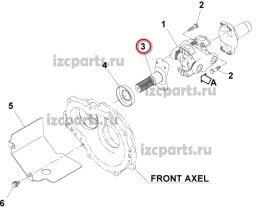 картинка Фланец кардана ведущего моста  Yale от магазина IZC