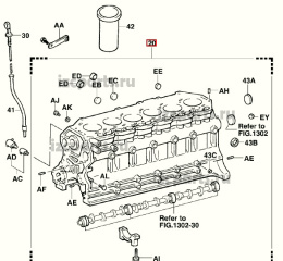 картинка Блок цилиндров двигателя 14z от магазина IZC