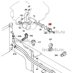 картинка Крышка фильтра акпп toyota от магазина IZC