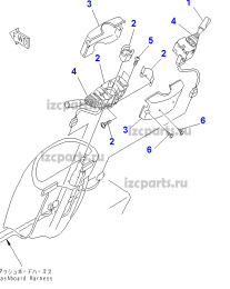 картинка Переключатель  комбинированный Komatsu #02 от магазина IZC