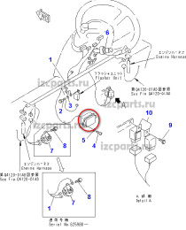 картинка Блок предохранителей Komatsu #02 от магазина IZC