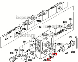 картинка О-кольцо 8х2 от магазина IZC
