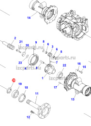 картинка Сальник 68x95x13  полуоси от магазина IZC