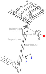 картинка Фонарь габаритов Komatsu #03 48v от магазина IZC