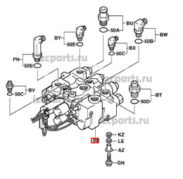 картинка Секция гидрораспределителя Toyota #01 от магазина IZC