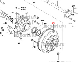 картинка Барабан тормозной  2t  Toyota #14 от магазина IZC