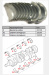 картинка Mitsubishi 4g15               025     вкладыши коренны от магазина IZC