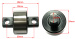 картинка Ролик каретки  25x 54x30 side от магазина IZC