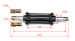 картинка Цилиндр управления в сборе Toyota 7fd15    7fb20 （9908-0001） от магазина IZC